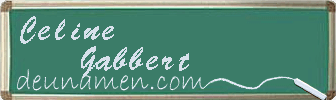 Celine Gabbert Visitenkarte